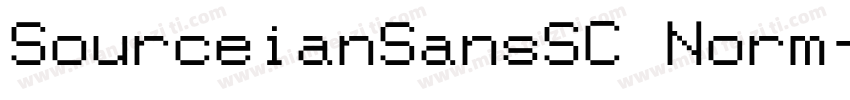 SourceianSansSC Norm字体转换